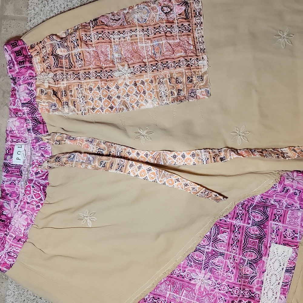 POL Vibrant Pink Patchwork Pants - image 4